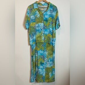 Vintage CLIO tropical top and dress set
